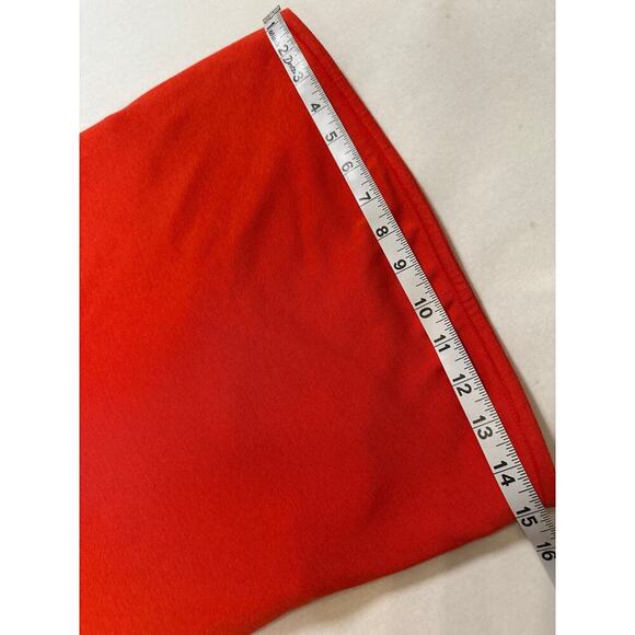 Gap Size Small Modern Strapless Split Hem Midi Dress Cotton Blend Red - Picture 8 of 11